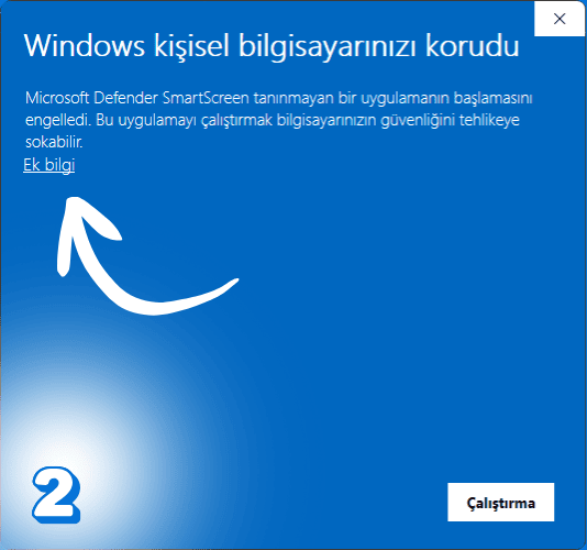 Windows güvenlik uyarısı